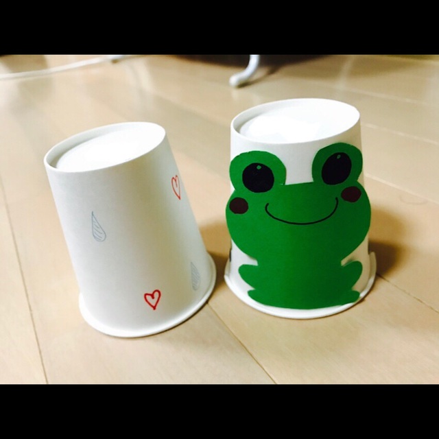 【みんなの投稿】【紙コップ ピョンピョンカエル】 【みんなの投稿】【紙コップ ピョンピョンカエル】