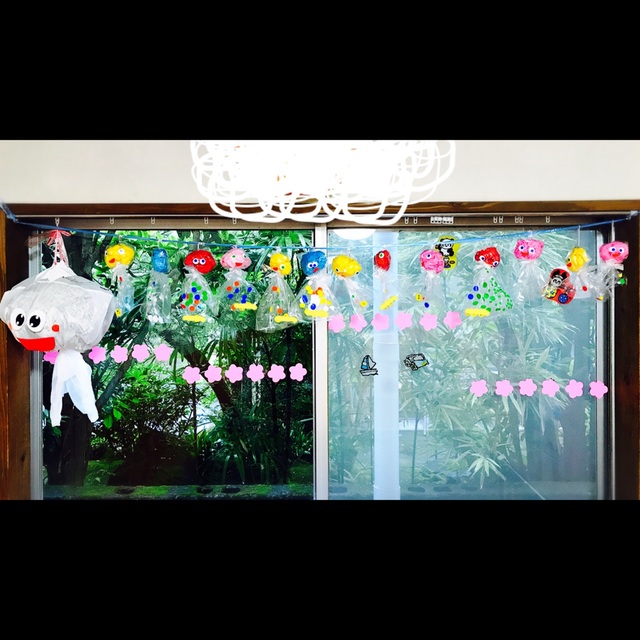 【みんなの投稿】【カラフルてるてる坊主】