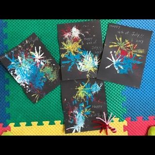 【みんなの投稿】【アメリカ独立記念日】1、2歳児