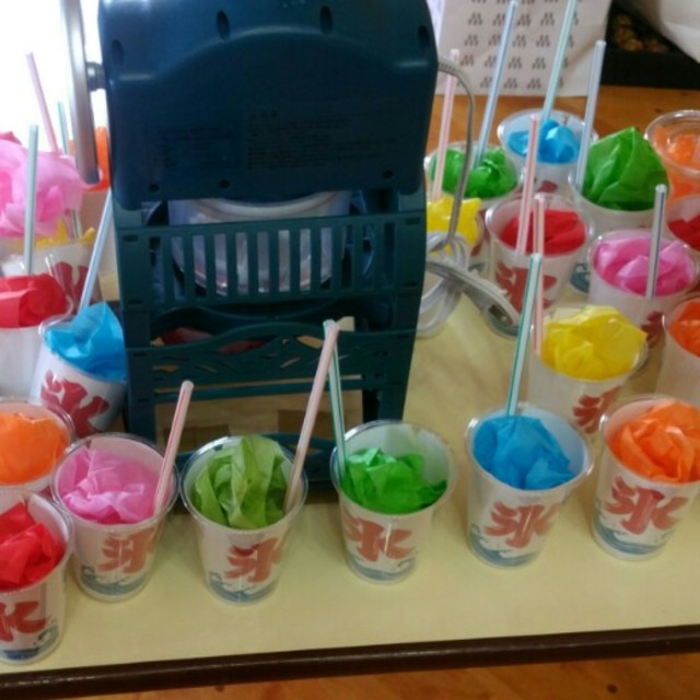 【みんなの投稿】七夕縁日ごっこ（かき氷）