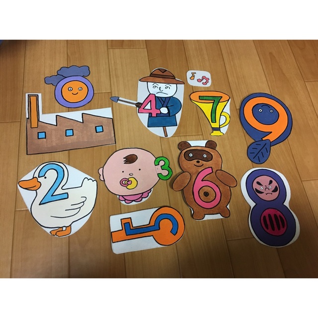 【みんなの投稿】☆すうじのうた(パネルシアター)