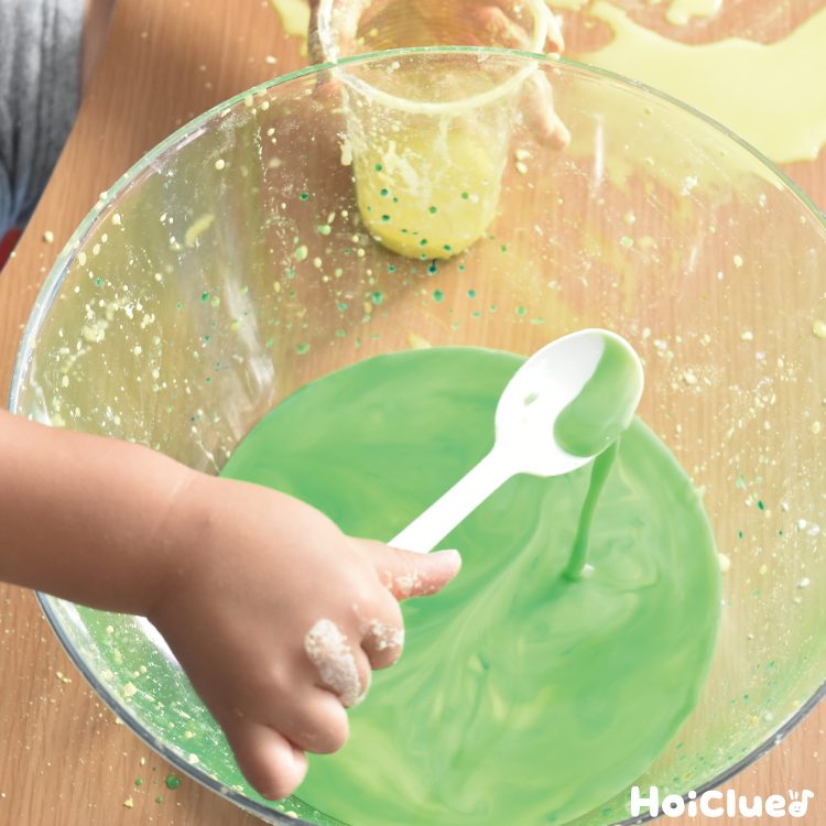 簡単スライムの作り方〜片栗粉で楽しめる不思議な感触遊び〜