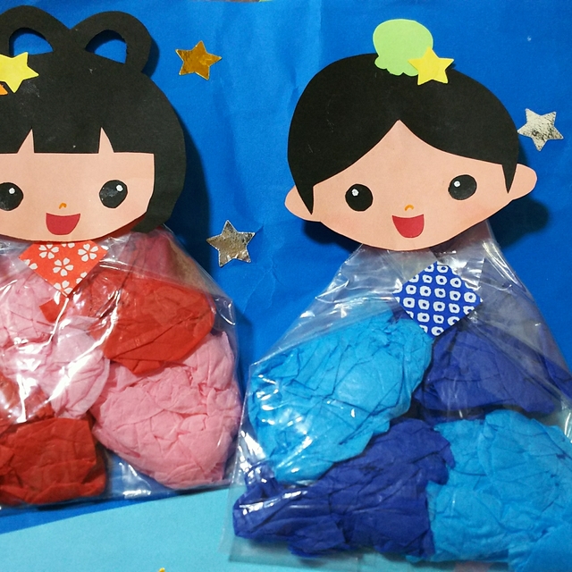 【みんなの投稿】七夕製作 〇歳児