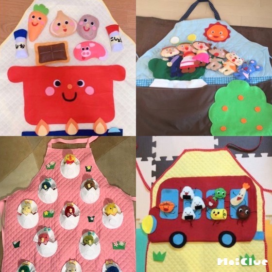 みんなの手作りエプロンシアター集〜絵本や歌の世界から飛び出した、仕掛けいろいろのエプロンアイデア〜