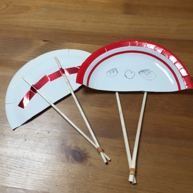 【みんなの投稿】紙皿で扇子