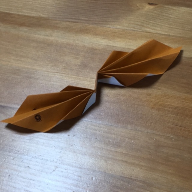 【みんなの投稿】へび 4歳 折り紙