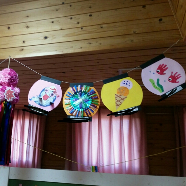 【みんなの投稿】夏祭りに飾った製作 【みんなの投稿】夏祭りに飾った製作