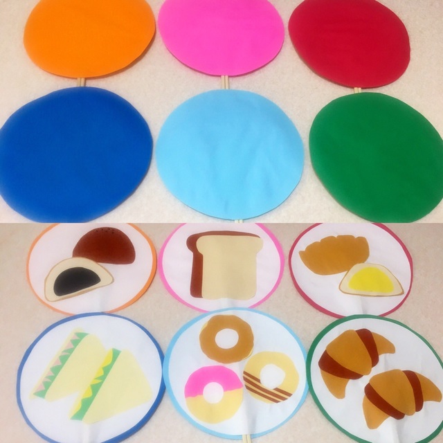 【みんなの投稿】[ペープサート]パン屋さん