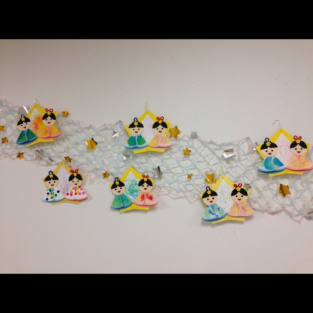 【みんなの投稿】七夕 壁面 1〜2歳児