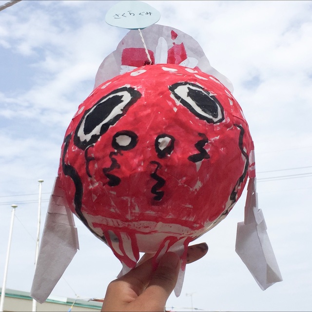【みんなの投稿】金魚ねぶた(年長児制作)