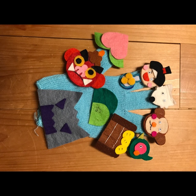 【みんなの投稿】手袋シアター“桃太郎”