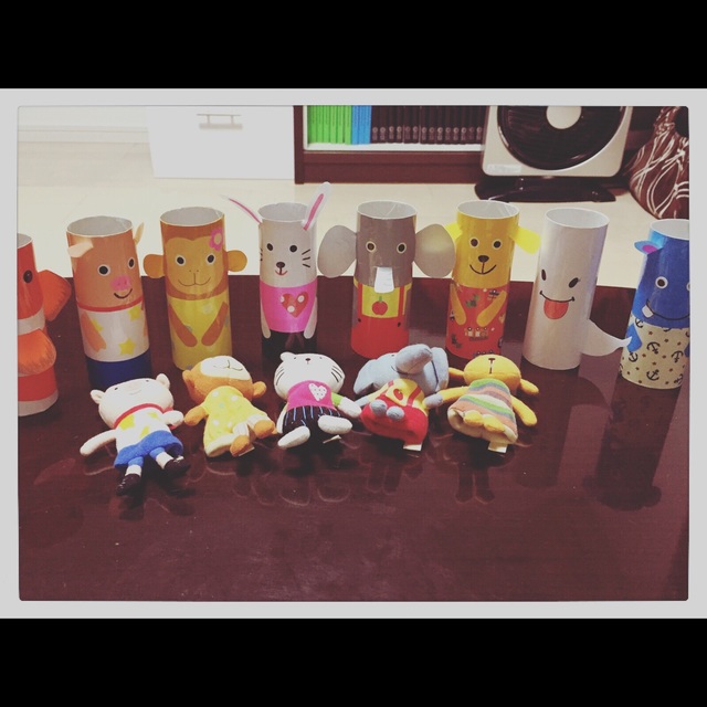 【みんなの投稿】『トイレットペーパー指人形』