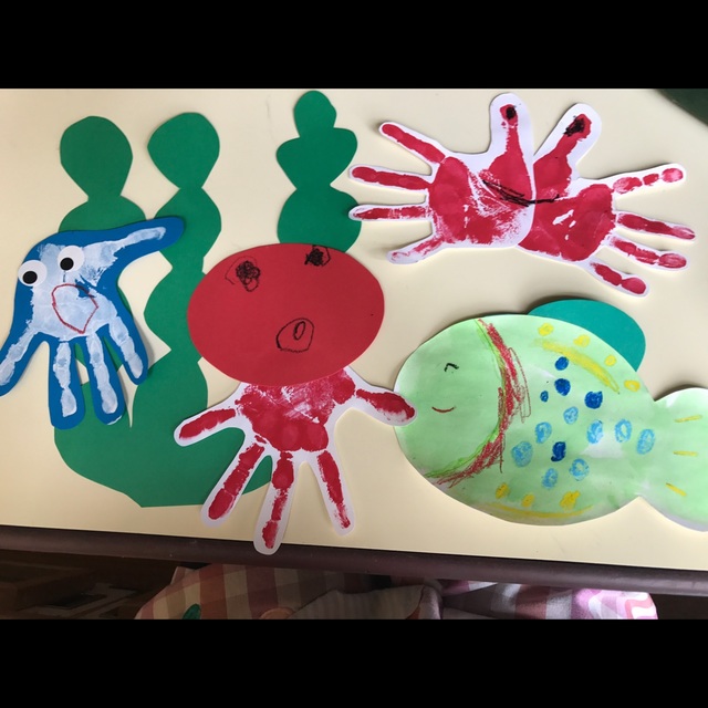 【みんなの投稿】海の生き物 3歳児