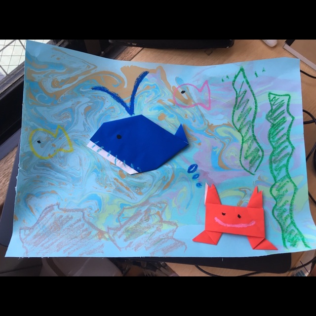 【みんなの投稿】マーブリング 5歳