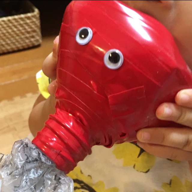 【みんなの投稿】ペットボトルでタコマスク