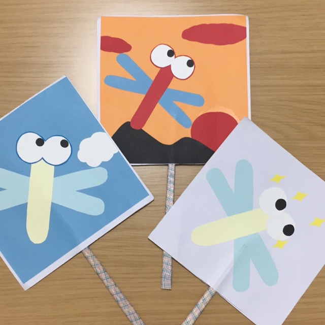 【みんなの投稿】とんぼのめがね  ペープサート