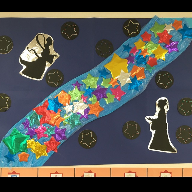 【みんなの投稿】８月のカレンダー壁面