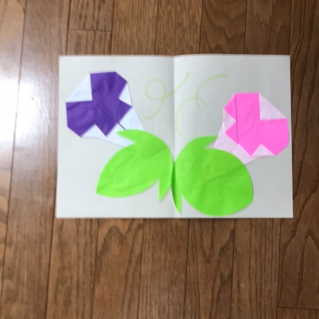 【みんなの投稿】7月  朝顔  4歳