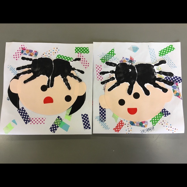 【みんなの投稿】1歳児「ぼくの顔わたしの顔」 【みんなの投稿】1歳児「ぼくの顔わたしの顔」
