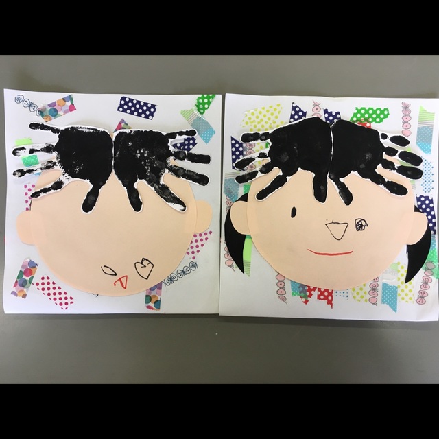【みんなの投稿】2歳児「ぼくの顔わたしの顔」 【みんなの投稿】2歳児「ぼくの顔わたしの顔」