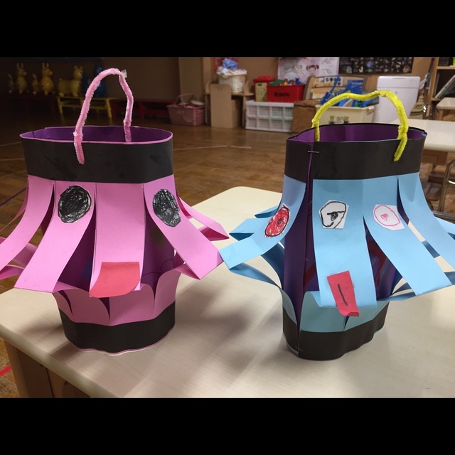 【みんなの投稿】おばけちょうちん 5歳児