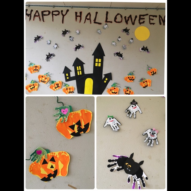 【みんなの投稿】１･２歳児 10月の壁面