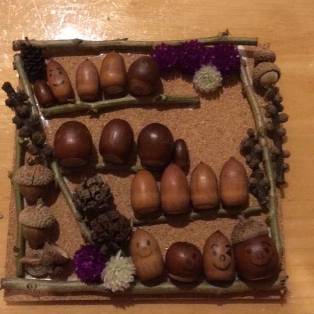 【みんなの投稿】【どんぐり遊び】4歳児