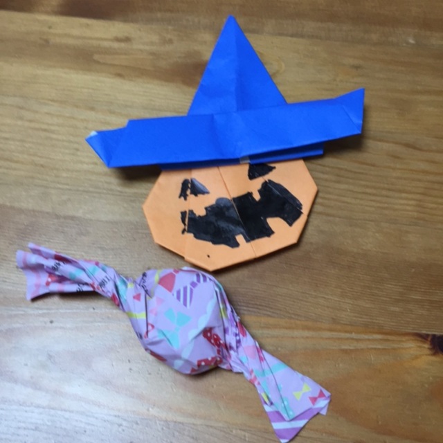 【みんなの投稿】親子で折り紙 ハロウィン 5歳