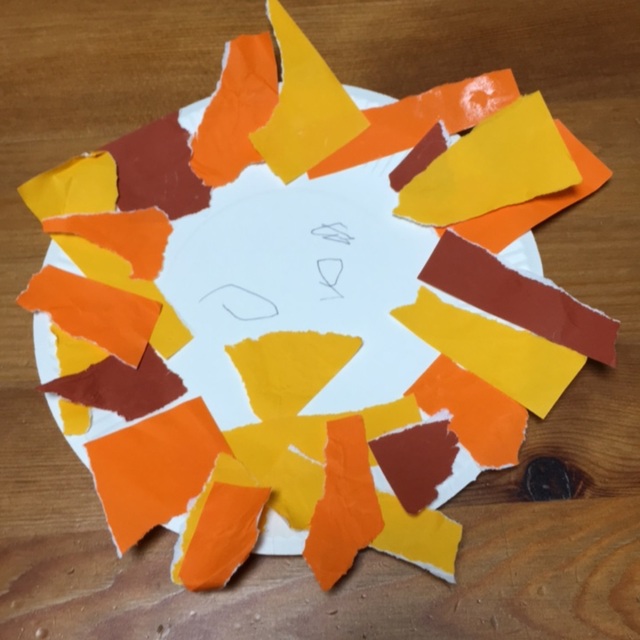 【みんなの投稿】親子で工作 ライオン 2歳