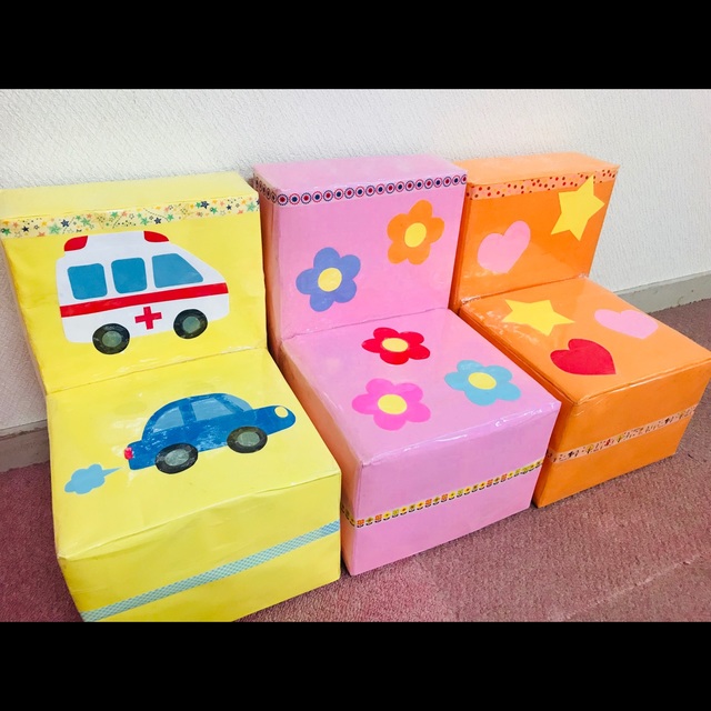 【みんなの投稿】牛乳パックの椅子