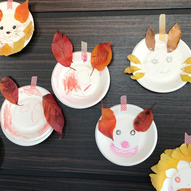 【みんなの投稿】【落ち葉で製作】3歳児