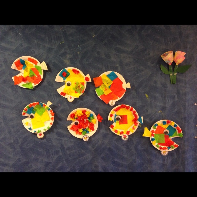 【みんなの投稿】紙皿おさかな