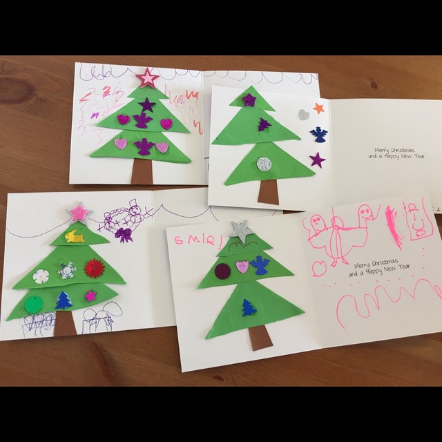 【みんなの投稿】クリスマスカード 制作 【みんなの投稿】クリスマスカード 制作