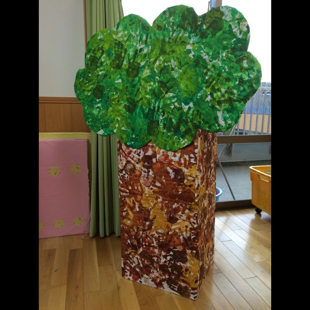 【みんなの投稿】【発表会小道具】金のがちょうの木