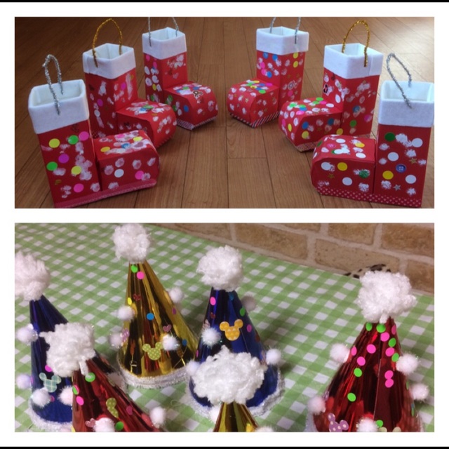 【みんなの投稿】クリスマス製作 1歳児