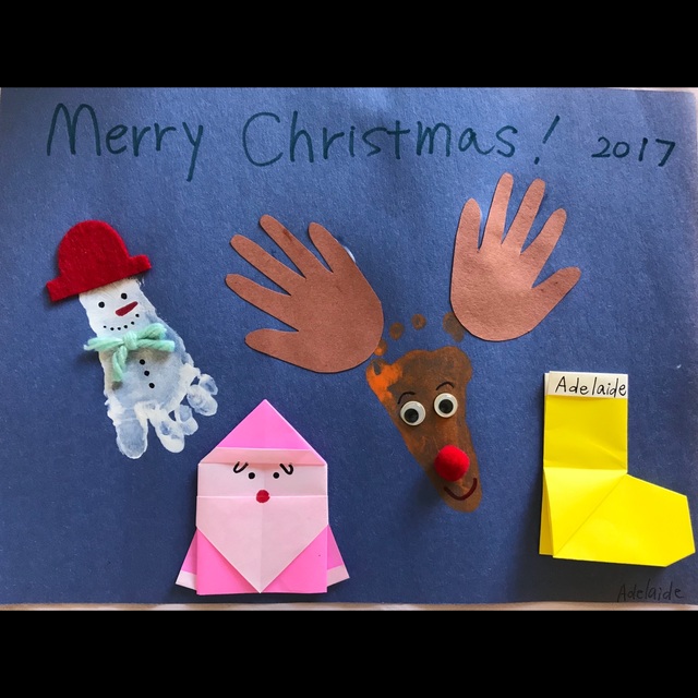 【みんなの投稿】0,1歳児 手型 足型 折り紙