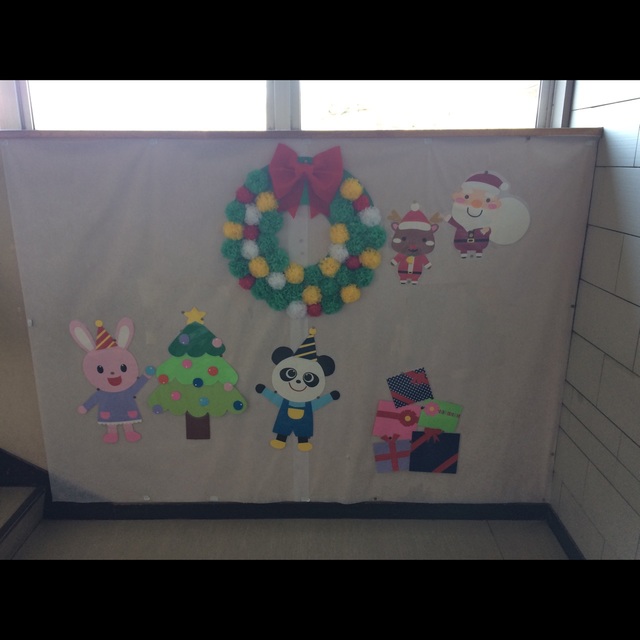【みんなの投稿】壁面 クリスマスリースver.
