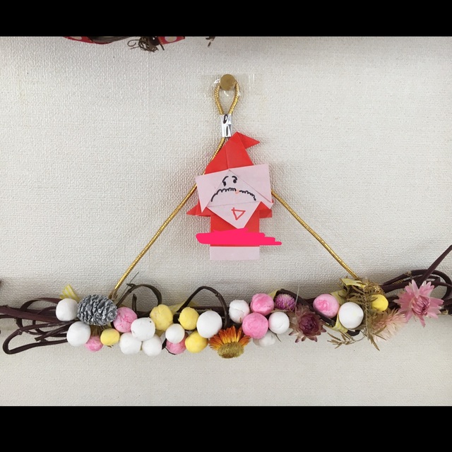 【みんなの投稿】さつま芋のツルでクリスマスの飾り☆