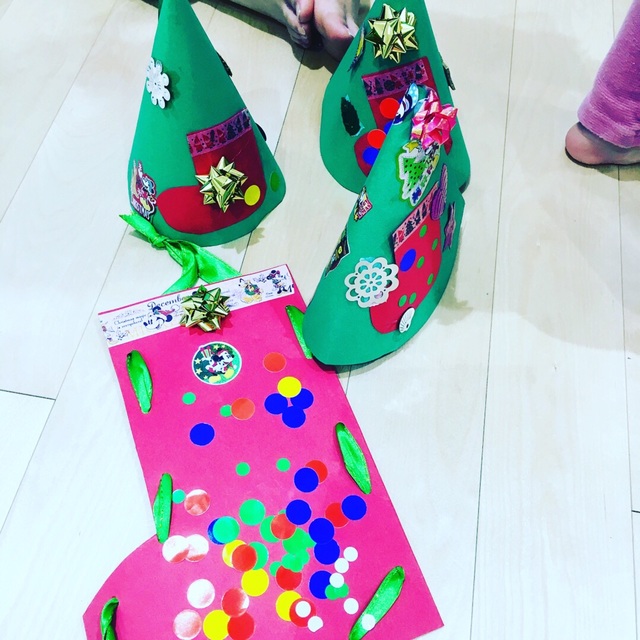 【みんなの投稿】【クリスマスツリー帽子】 【みんなの投稿】【クリスマスツリー帽子】