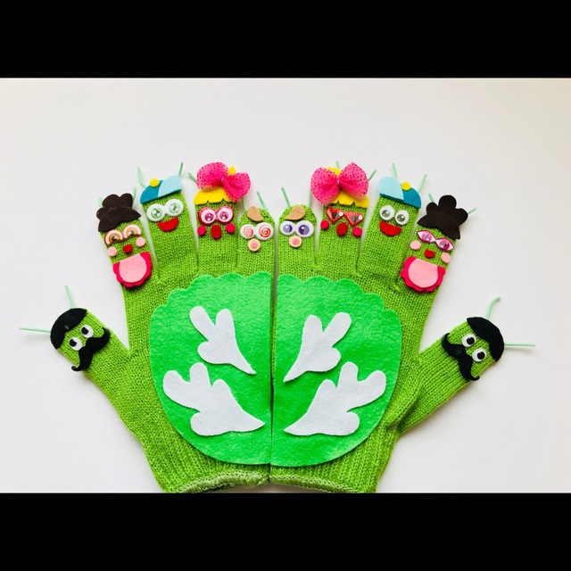 【みんなの投稿】キャベツのなかから 手袋シアター