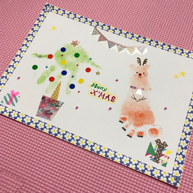 【みんなの投稿】クリスマス手形アート