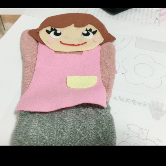 【みんなの投稿】せんせいとおともだち 手袋シアター