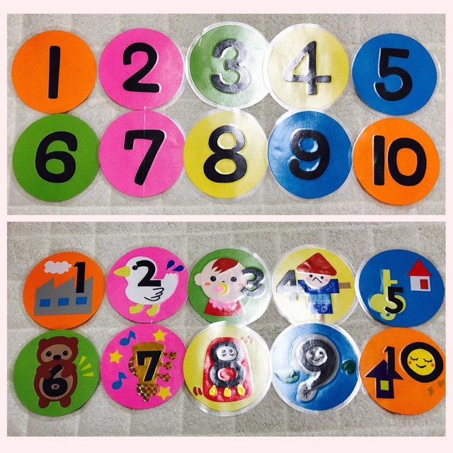 【みんなの投稿】【すうじのうた】ペープサート