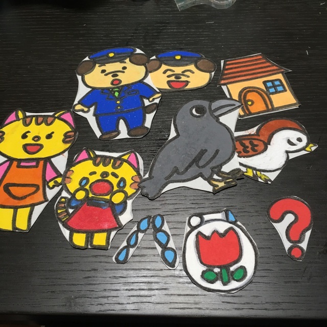 【みんなの投稿】ハンドパネルシアター 犬のおまわりさん