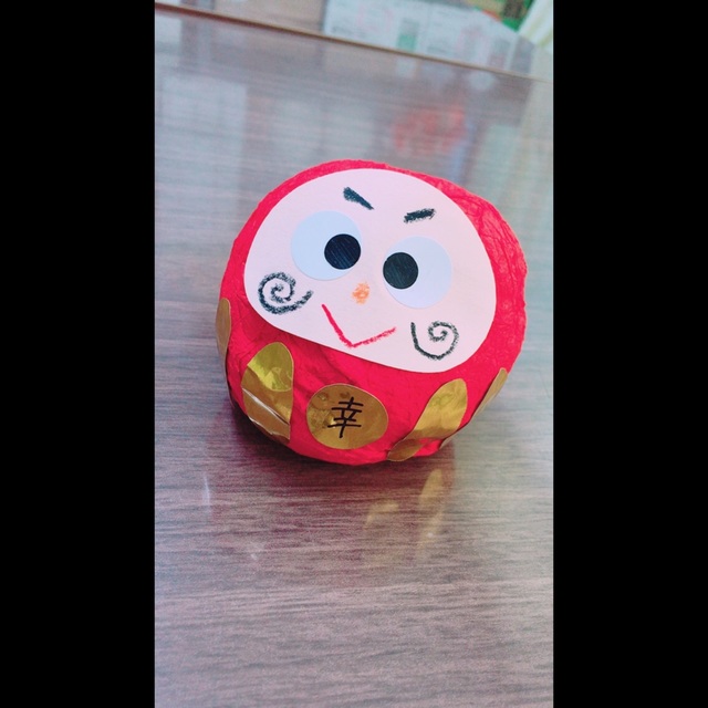 【みんなの投稿】新聞紙だるま