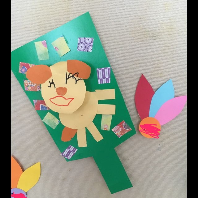 【みんなの投稿】年明け壁面  4歳児