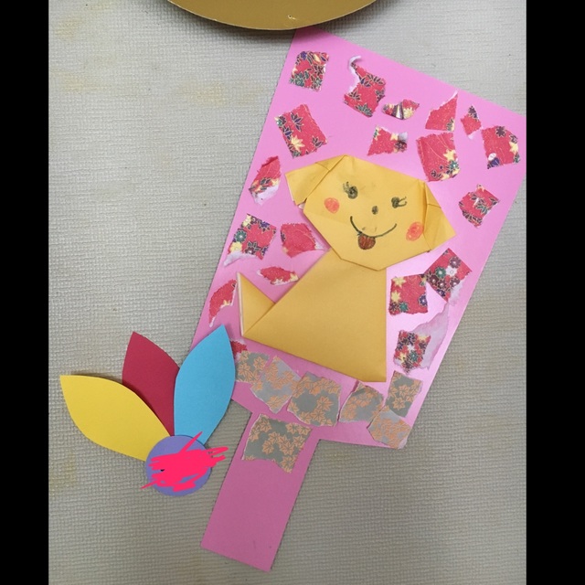 【みんなの投稿】年明け壁面  5歳児