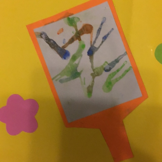 【みんなの投稿】羽子板で吹き絵