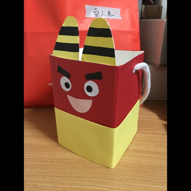 【みんなの投稿】おにの豆入れ