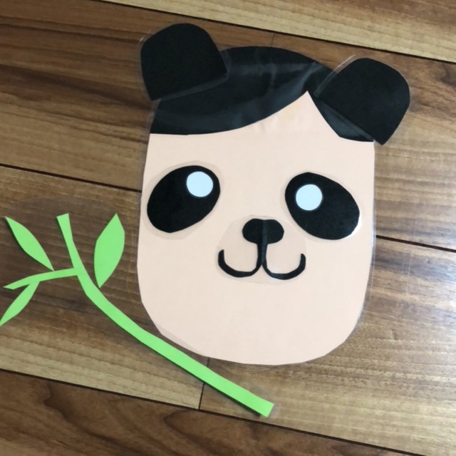 【みんなの投稿】福笑い【パンダ】